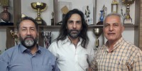 نشست آرش استدآبادی با محمدمهدي عطايي رئیس هیات کاراته تهران
